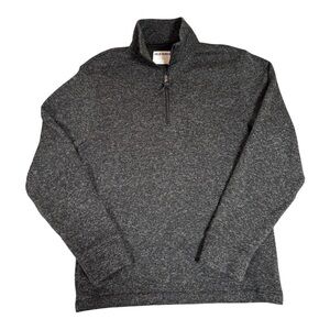 Old Navy Men’s Half Zip Fleece Sweatshirt Sweater Pullover Long Sleeve Black M